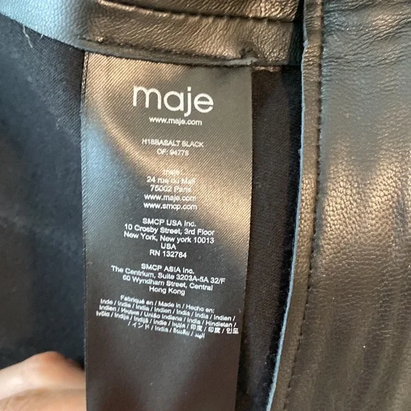 Maje leather jacket - Picture 15 of 16